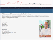 Tablet Screenshot of dr-auge.de